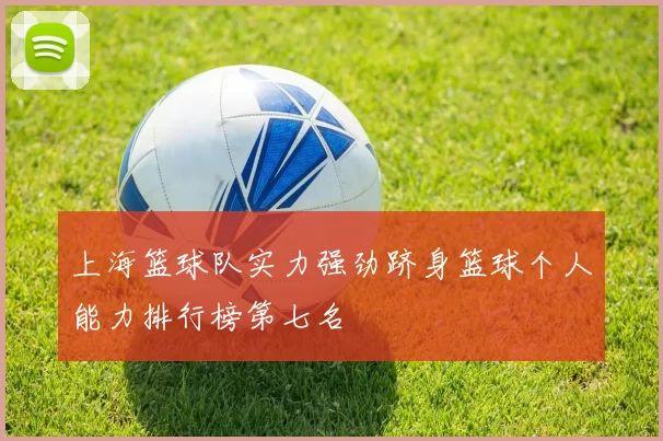上海篮球队实力强劲跻身篮球个人能力排行榜第七名