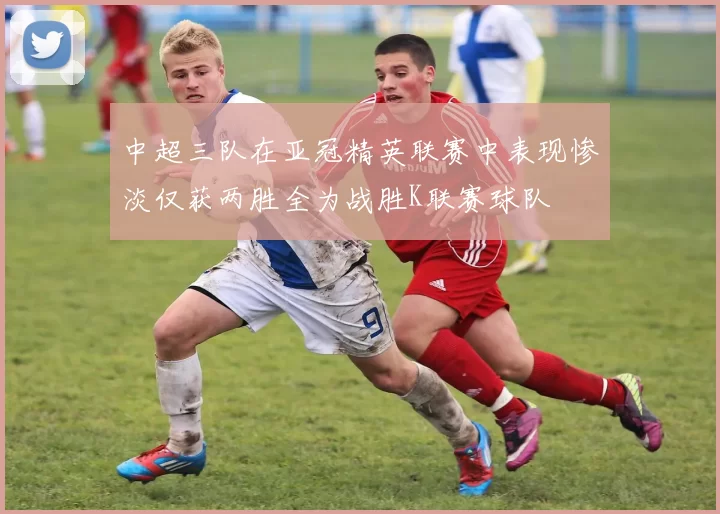 中超三队在亚冠精英联赛中表现惨淡仅获两胜全为战胜K联赛球队